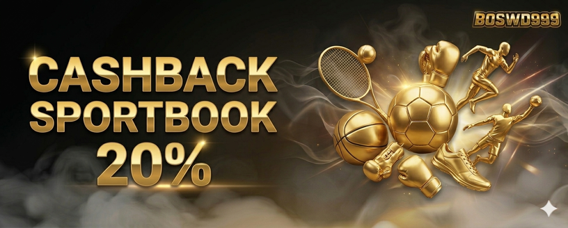 BONUS CASHBACK SPORTBOOK 20%